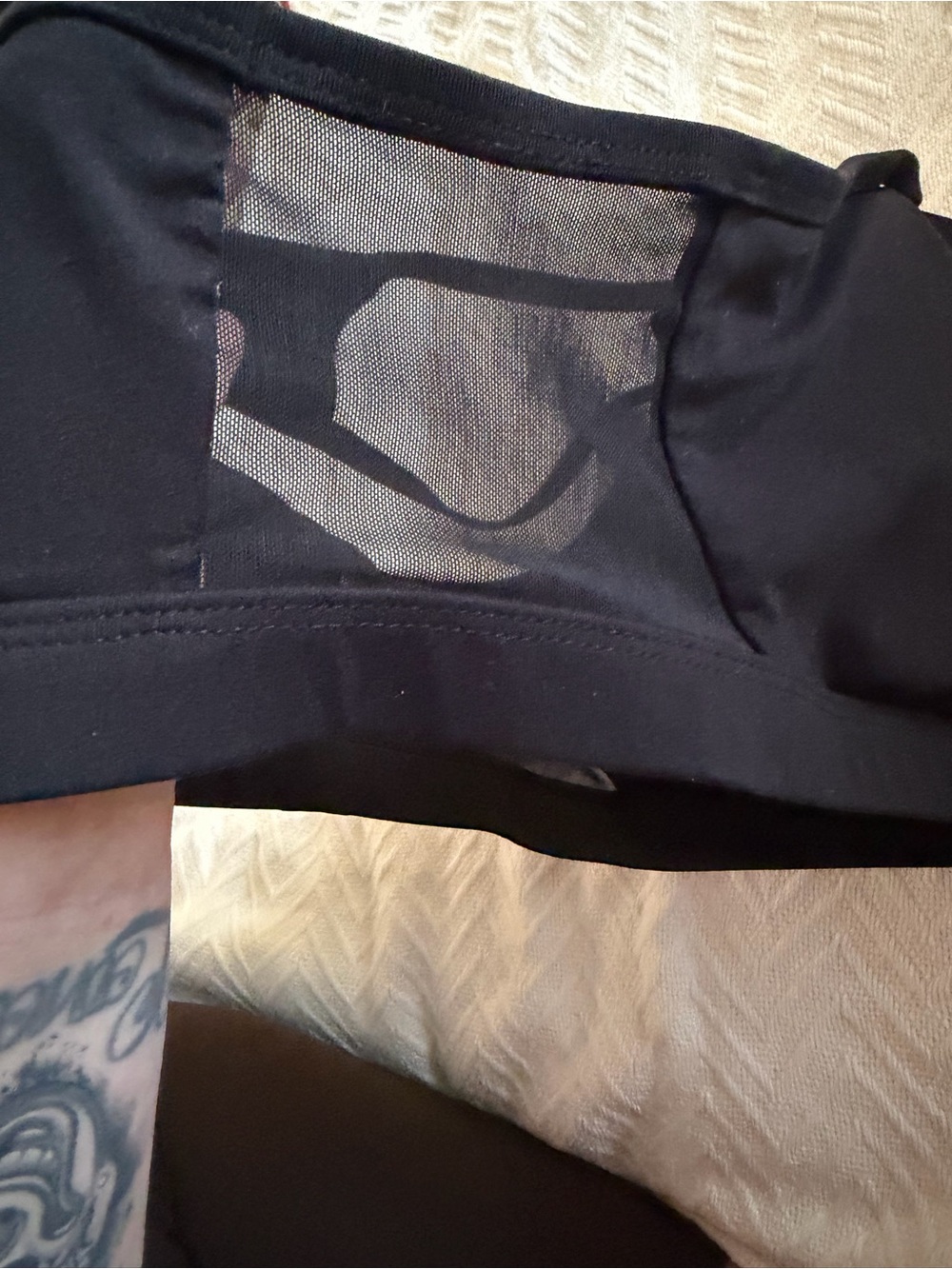 Fabletics Black Racerback Bra - Picture 4 of 6